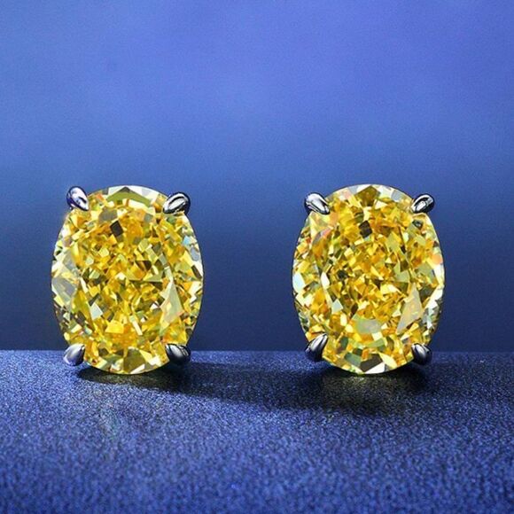 The Timeless Classic stud earrings in 925 and cubic zirconia - Picture 1 of 5